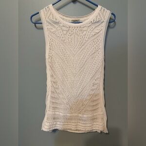 Lucky Brand White Lace Tank Top